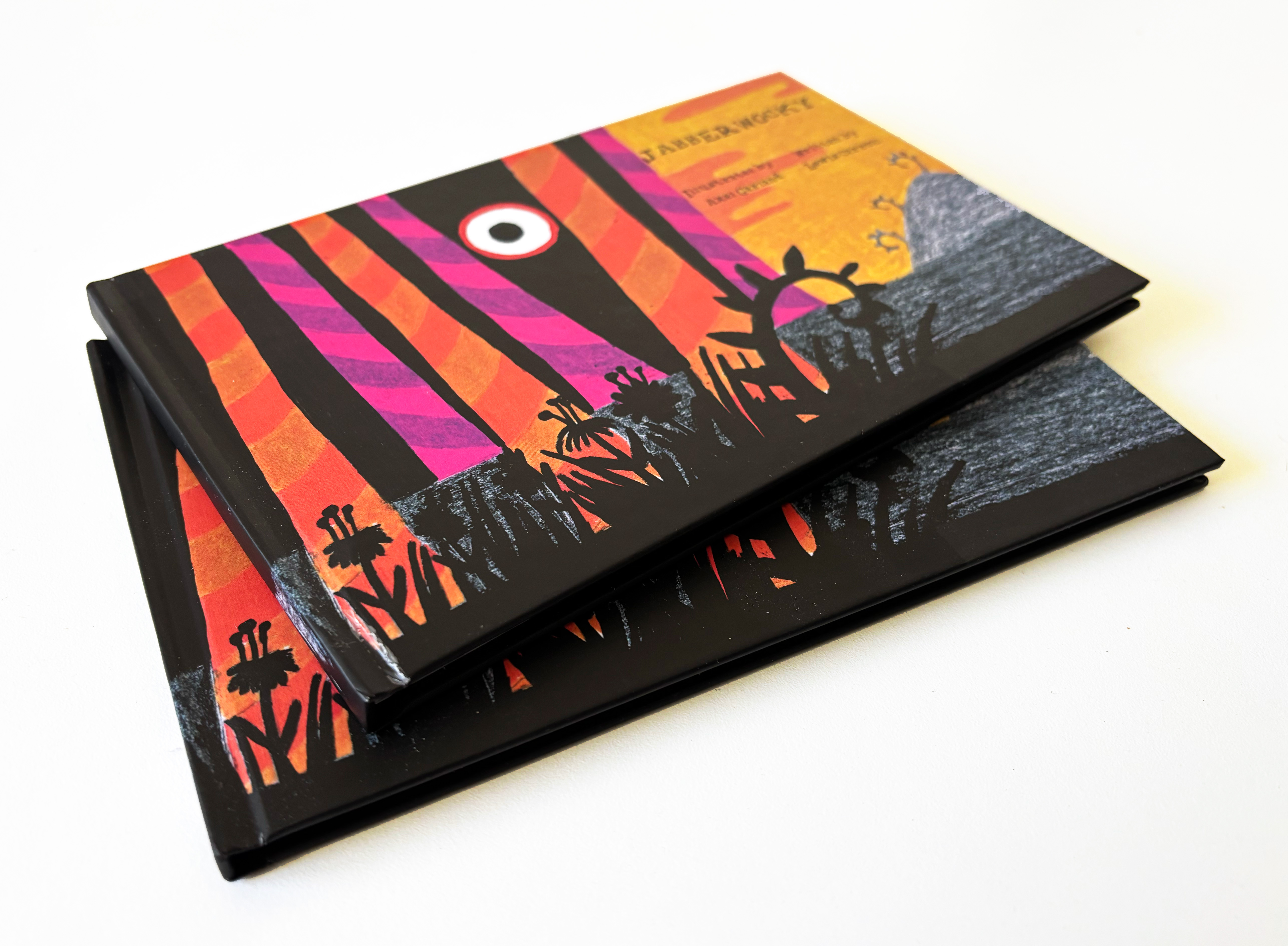 Jabberwocky, printed book mockup