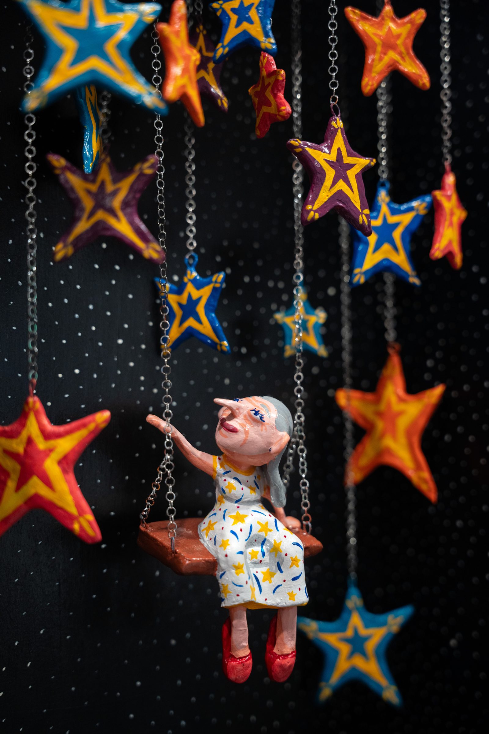 Stars box, detail view