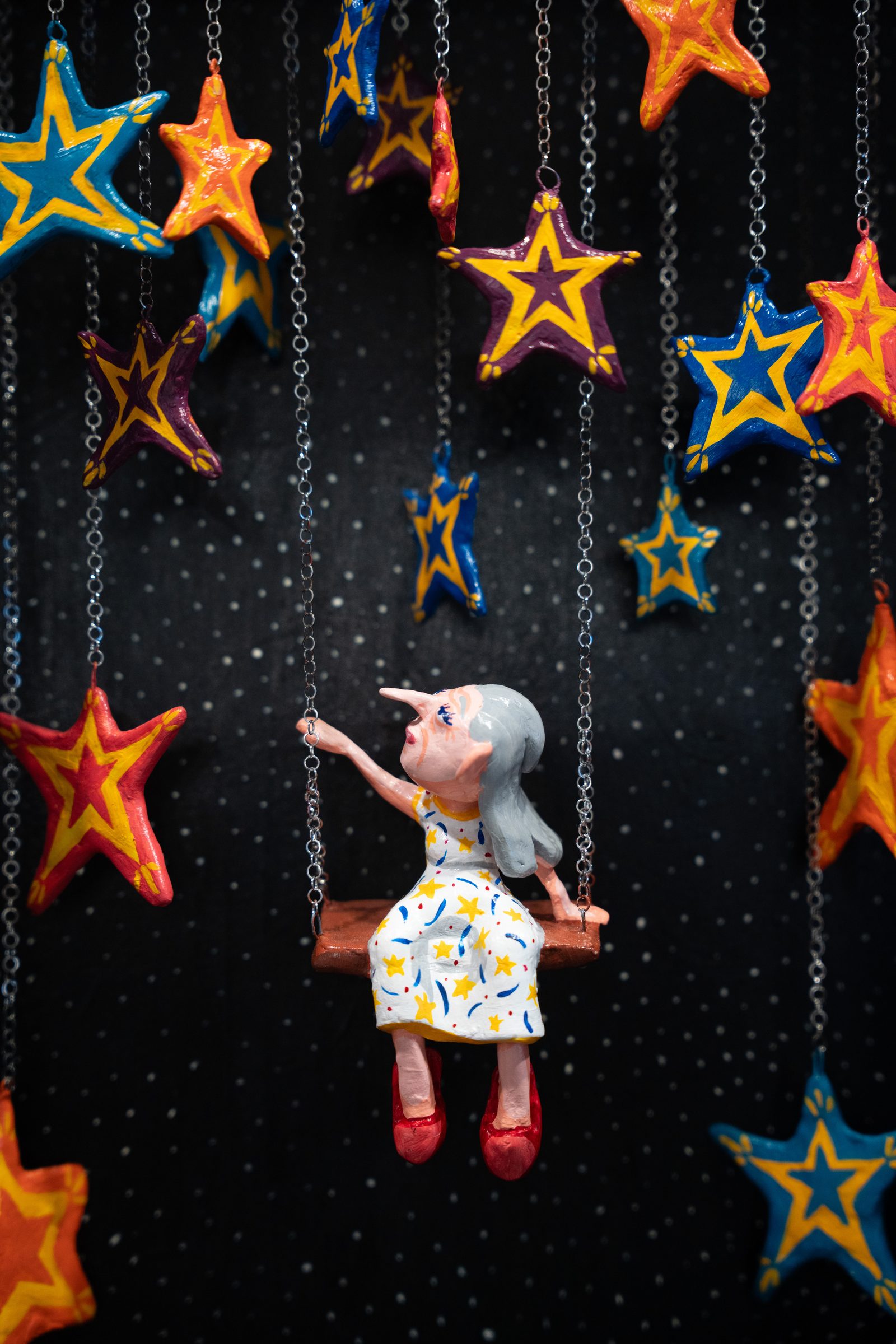 Stars box, detail view
